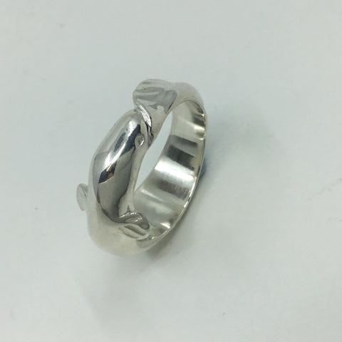 Tuna Ring  Sterling Silver Size M 1/2
