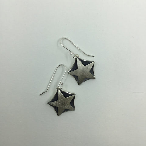 3D Star Danglers Earring