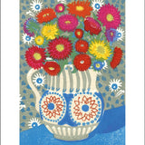 Asters in a Jug Card