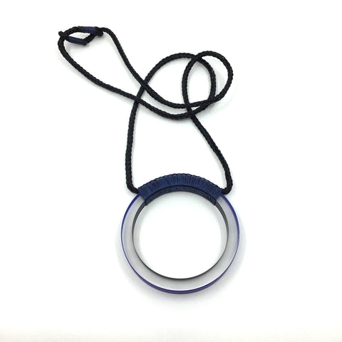 Black Inside Blue Outside Necklace