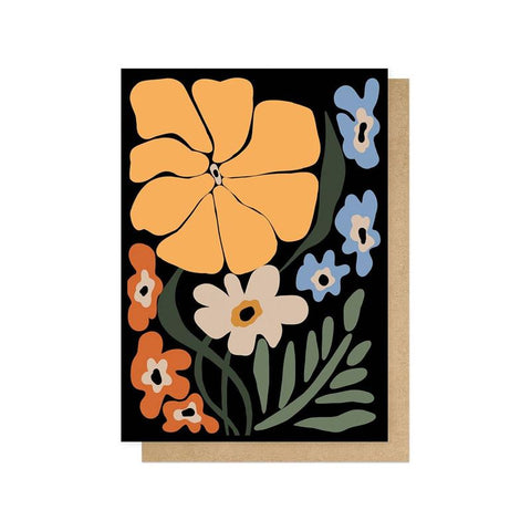 Blooming Big Floral Night - Card