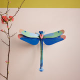 Wall Art - Blue Dragonfly A4