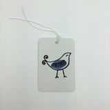 Gift Tag FERNBIRD blue
