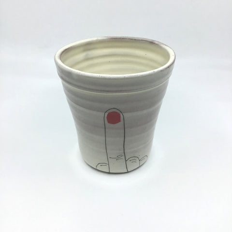 White Finger Cup