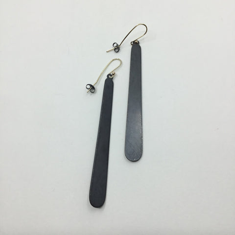 Roimata (roa/long) Earring (oxidised)