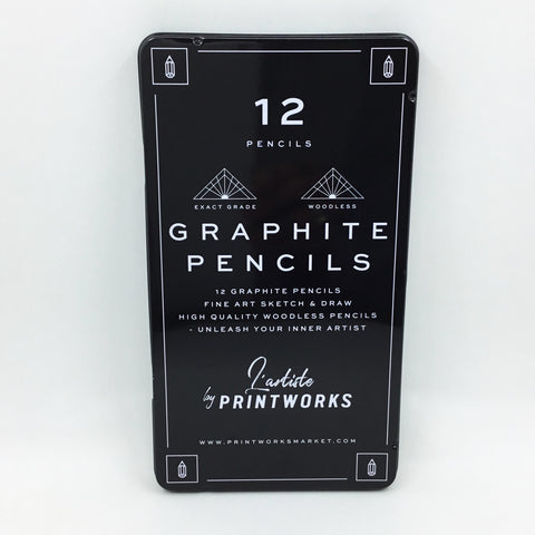 Printworks Colour Pencils (Set of 12) - Graphite