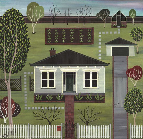 Grey Bungalow Card