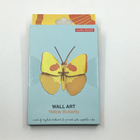 Wall Art - Yellow Butterfly