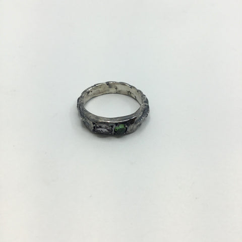 Scaled Ring 1 - Tourmaline & Spinel