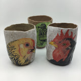 Peg Leg Ceramic Illustrated Tumbler