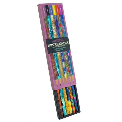 Impressionists Box of 6 Pencil Set