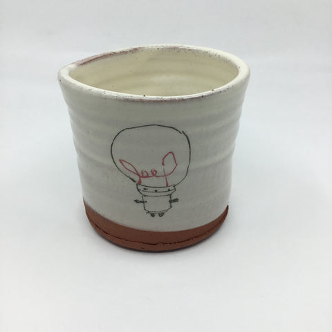 White Lightbulb Mug