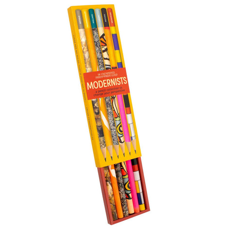 Modernists Box of 6 Pencil Set