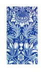 William Morris White and Blue Textile Card