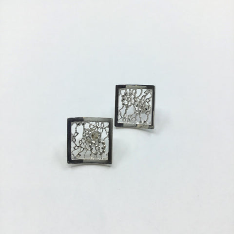 Lace Square Studs