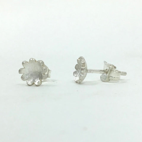 Briar Flower Small Studs Silver