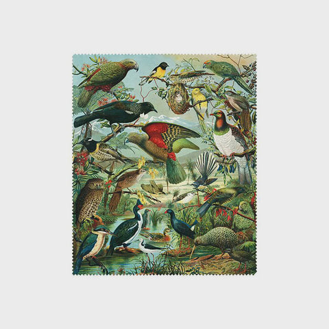 NZ native birds Lens Cloth