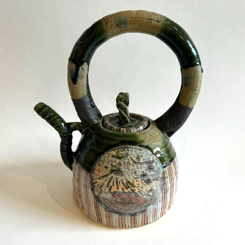 Aaron Scythe - Oribe Large Teapot