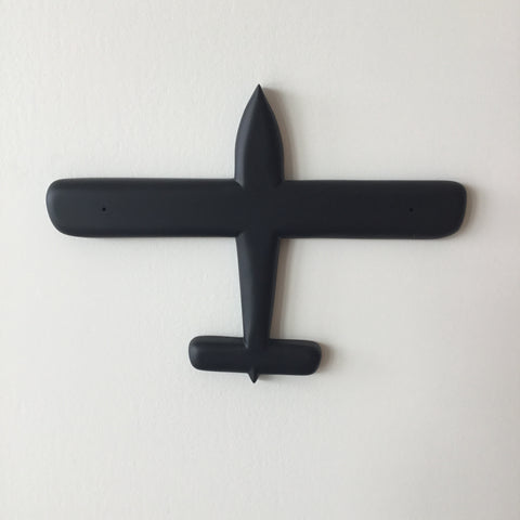 Black Resin Plane Oval Wingtip