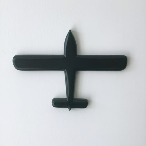 Green Resin Plane Oval Wingtip