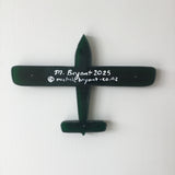 Green Resin Plane Oval Wingtip