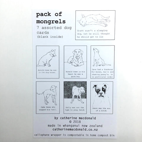 A "Pack of Mongrels" card pack