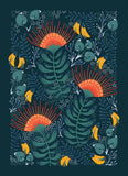 Pohutukawa & Kowhai Card