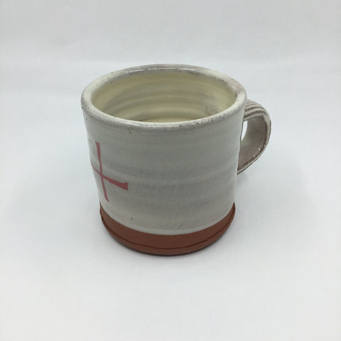 White Red Cross Mug