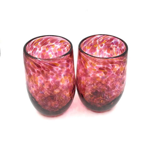 Glass Tumbler - Red Ruby