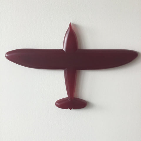 Red Resin Plane Spitfire