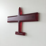 Red Resin Plane Square Wingtip