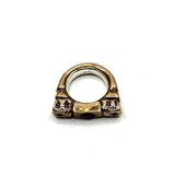 Ruins Ring Bronze with Sterling Silver Liner