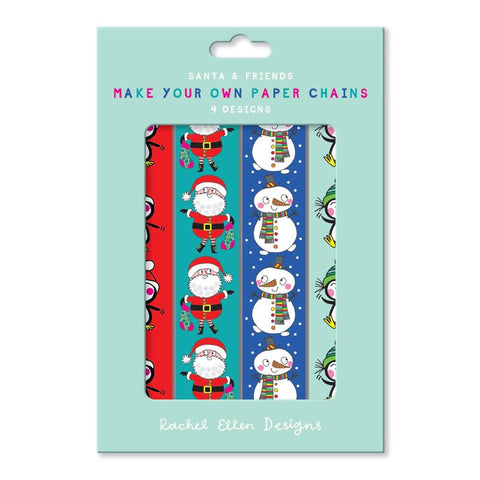 Santa and Friends Christmas Paper Chain