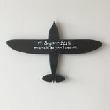 Black Resin Plane Spitfire