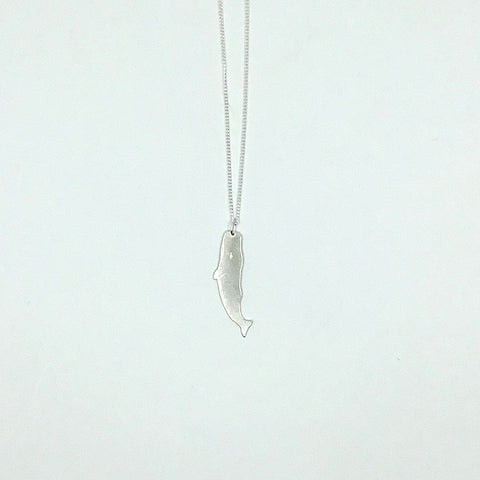 Whale Silver Necklace