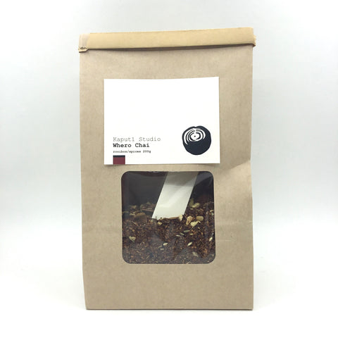 Kaputī Studio Tea - Whero Chai - Whānau Bag
