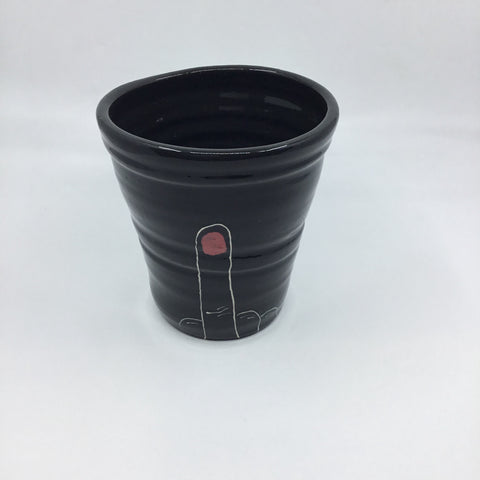 Black Finger Cup