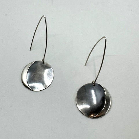 Su Keates Silver Large Earthshine Dangles Earrings