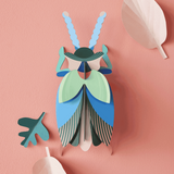 Wall Art - Emerald Beetle A4