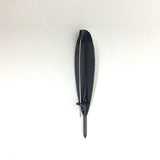 Silver Wing Feather Brooch