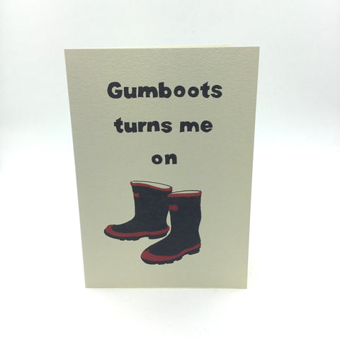 Gumboots card
