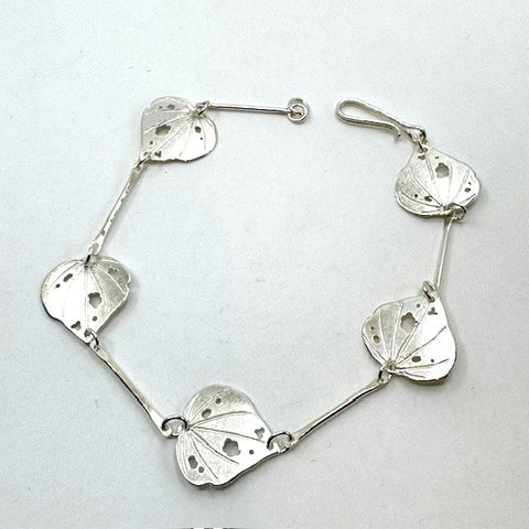 Su Keates Kawakawa Silver Bracelet