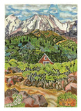 A welcome Red Tramping Hut Mt Ruapehu Card