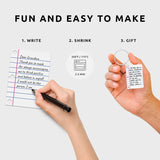 Pikkii Keyring Shrink Kit: Little Letter