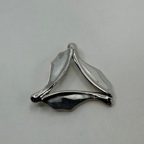 Su Keates Silver 3 Sycamore Brooch