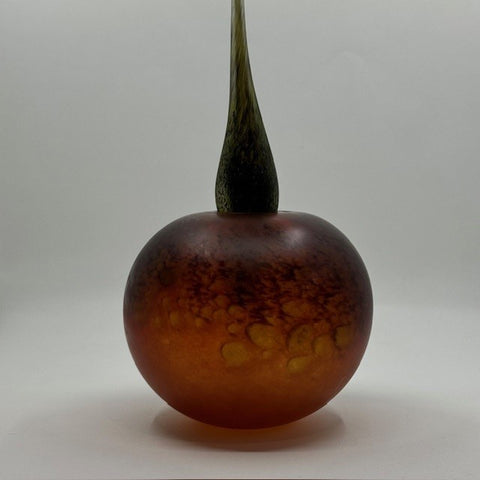 Fran Anderton Glass Tamarillo Bottle with Stopper