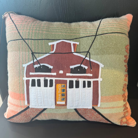 Linda Knofflock - Tram Shed Cushion