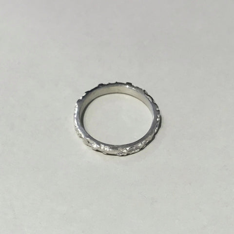Lace Halo Ring (small silver)